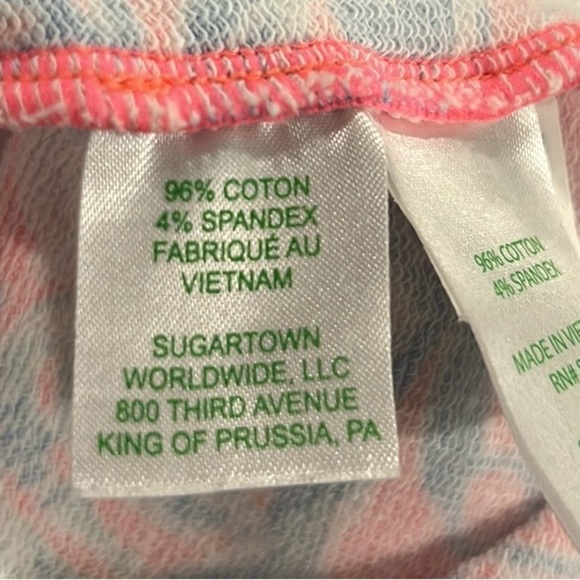 Lilly Pulitzer skipper 1/4 zip pullover in pink sun ray summer size XS - Picture 6 of 10